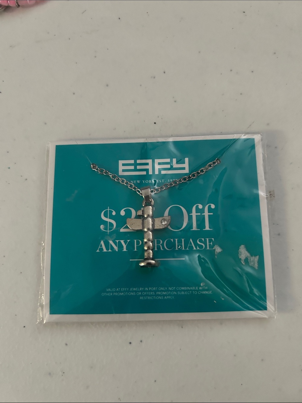 Effy Silver Totem Pole Pendant Necklace